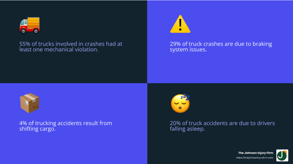 Common Causes of Truck Crashes