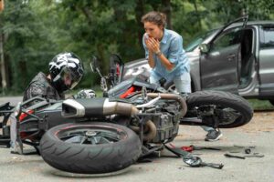 Left turn motorcycle accident attorney