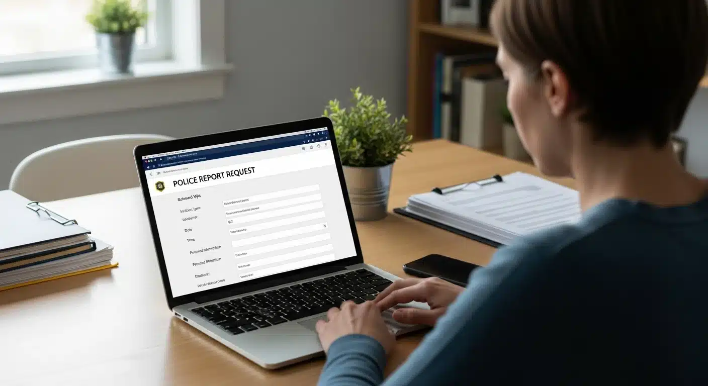 Request to get police report online Request to get police report online