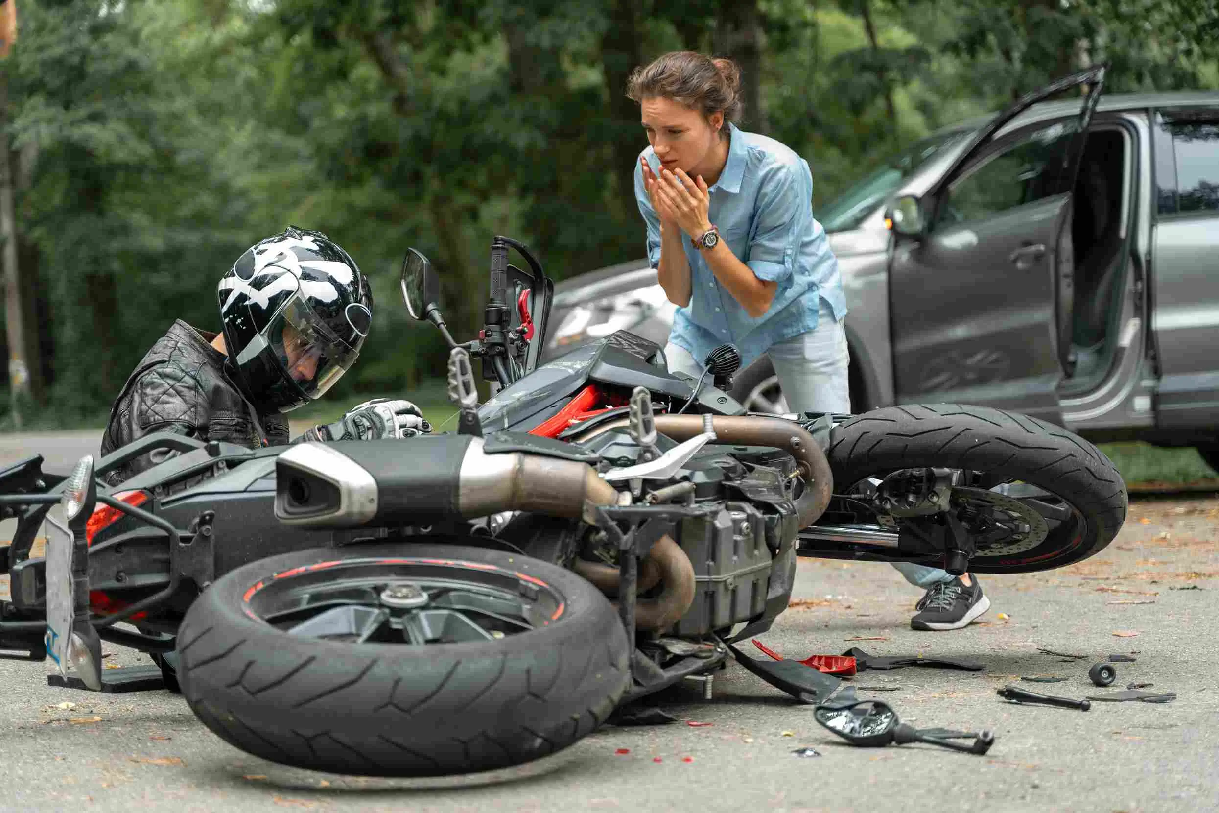 Left turn motorcycle accident attorney