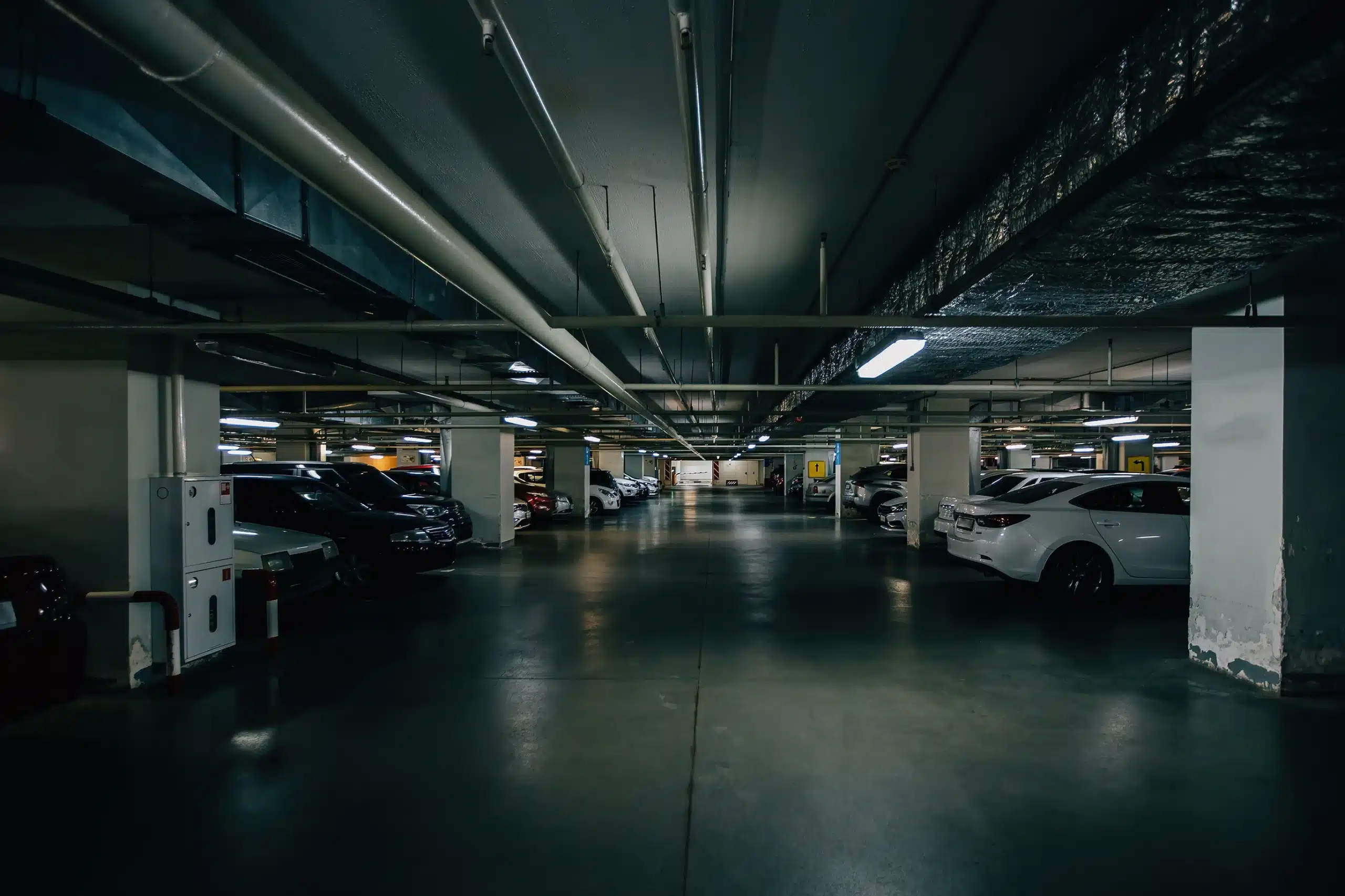 Inside,Underground,Car,Parking.,Modern,Parking,Lots Richmond negligent security lawyer