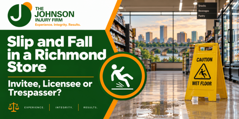 Slip and Fall in a Richmond Store